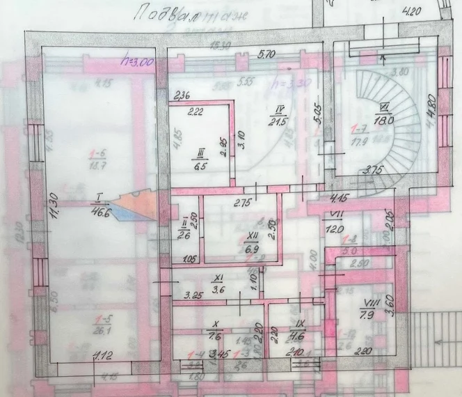 Оренда будинку Лісники ОБ-6863 план підвал
