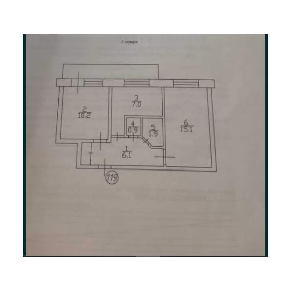 Купити квартиру Київ пр Оболонський 7Б П2-1318 - план