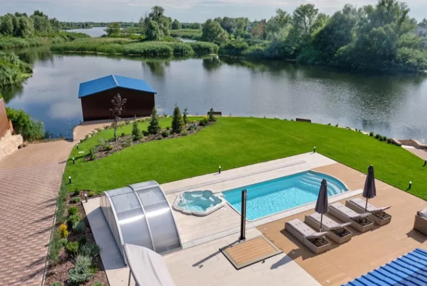 Оренда будинку Осокорки 1187 - вихід до води