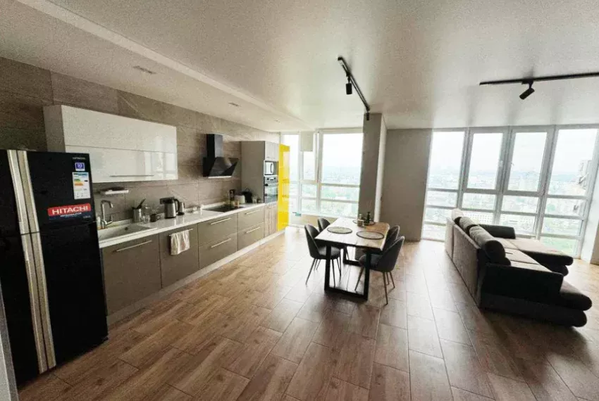 Прода дворівневої квартири Гулака 4 ПД-6730 Кухня Вітальня