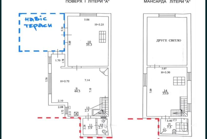 Оренда таухаусу Оболонь ОБ-9688 план