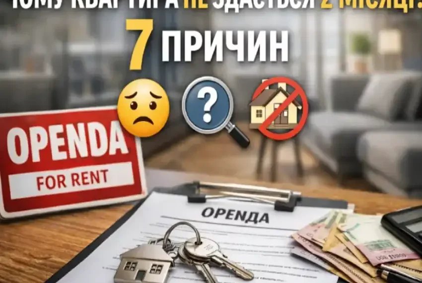 Оренда квартири Квартира не здається 2 місяці