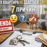 Оренда квартири Квартира не здається 2 місяці