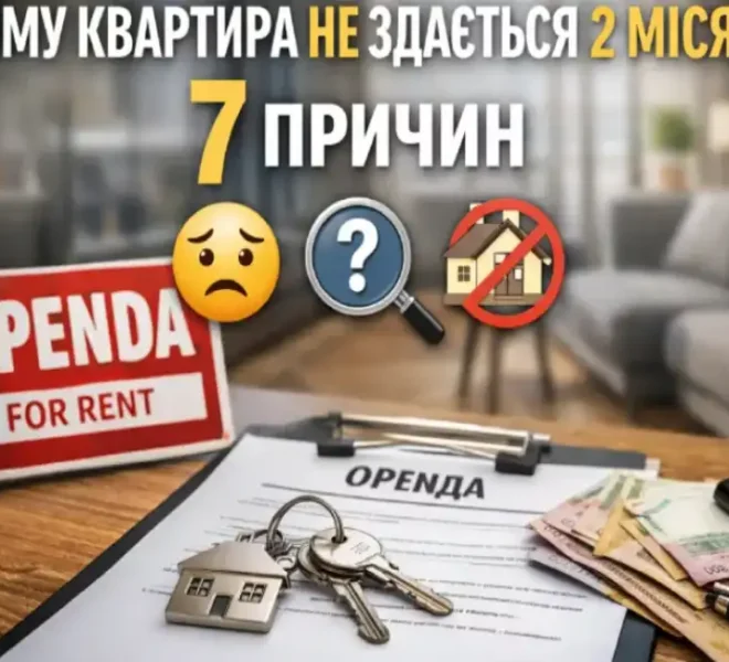 Оренда квартири Квартира не здається 2 місяці