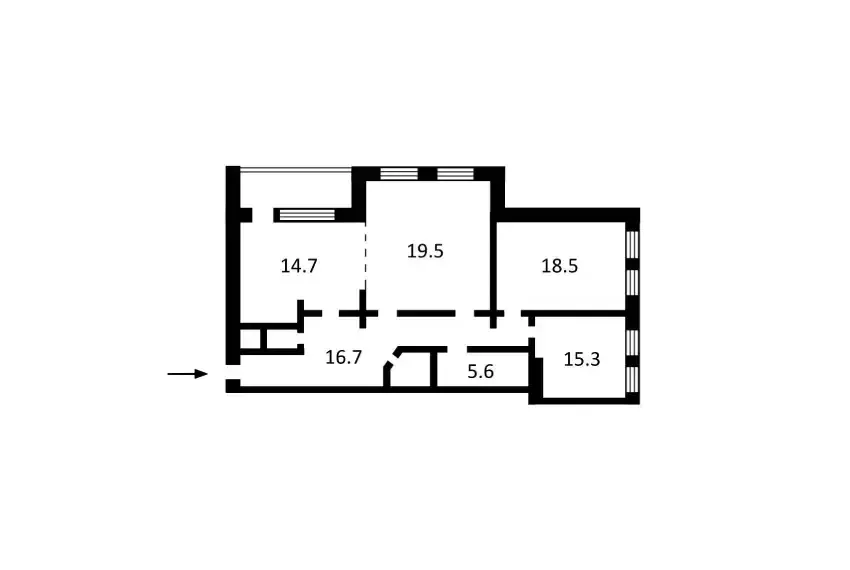 Продаж 3 кв Бутенко 7А П3-0434 План